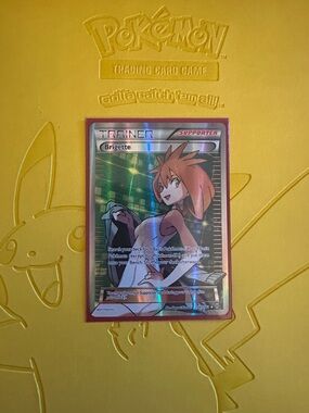 Misty (Brigette) Full Art Trainer Pokémon Card - Pink & Holographic